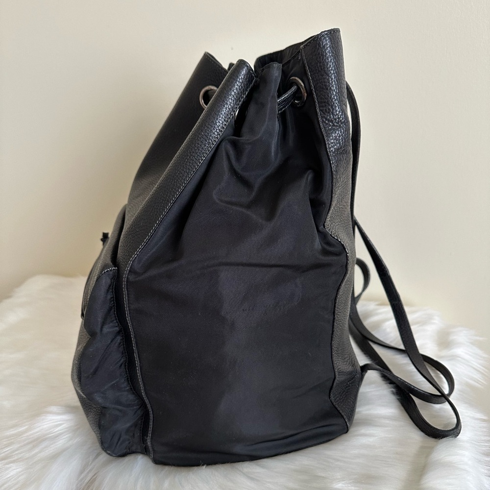 Prada Black Leather Backpack - Picture 9 of 16